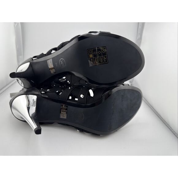 Michael Kors Sherry Women's 8M Open Toe Leather Studded Gladiator Sandals NWB - Picture 12 of 14